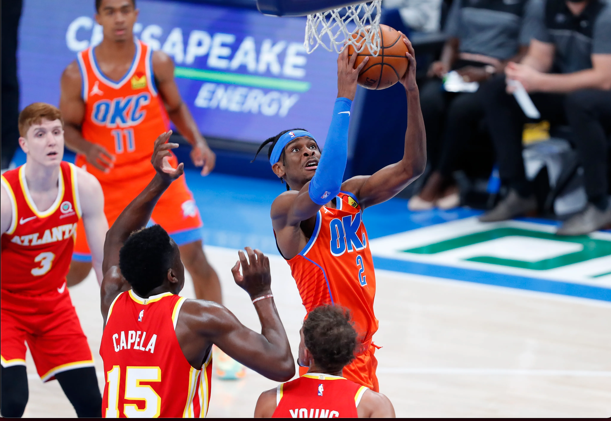 NBA color rush: Hawks, Thunder jersey colors clash after uniform