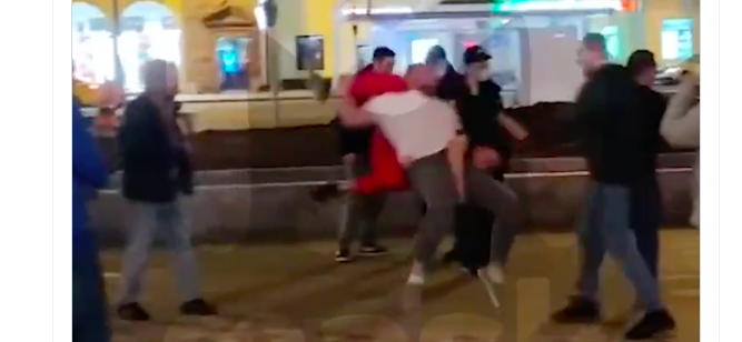 Dude Starts (Ends?) Fight With A Samoan Drop, Then Throws Hands In Hurry