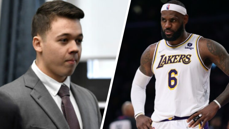 Kyle Rittenhouse Dunks Balls-to-Face With, “Fvck You, LeBron”
