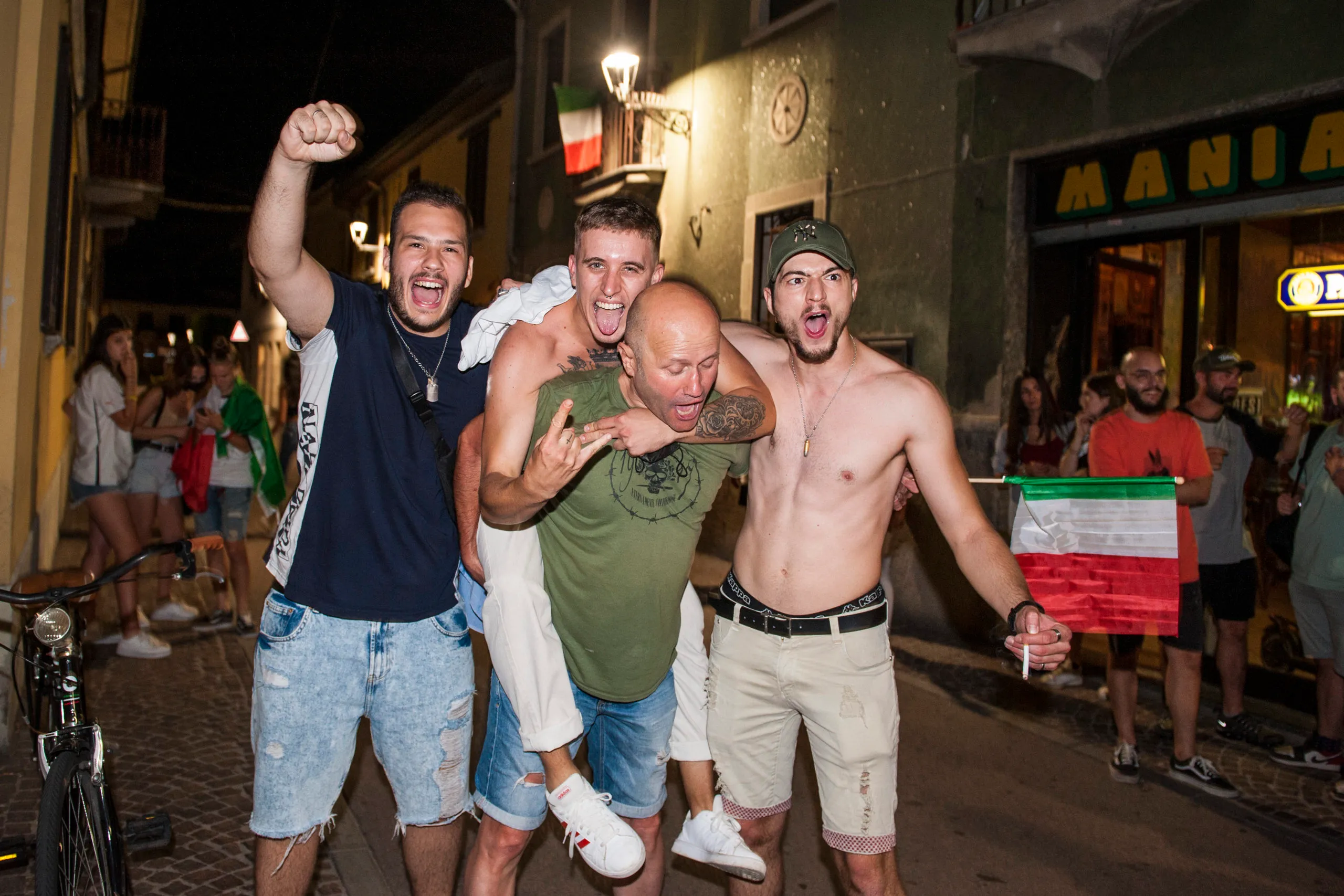 Italy. Casorezzo. European football championship final Italy-England. Italian fans - July 11. 2021. (Photo by: Giovanni Mereghetti/UCG/Universal Images Group via Getty Images)