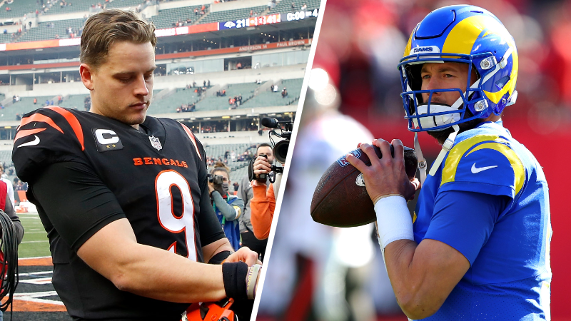 Joe Burrow, Matthew Stafford are opposites at Super Bowl 2022