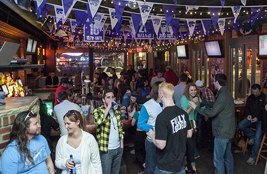 Kite's Bar and Grille buzzes with activity on a Saturday, March 29. Business Insider named Kite's Grille & Bar one of the best college bars in the U.S.