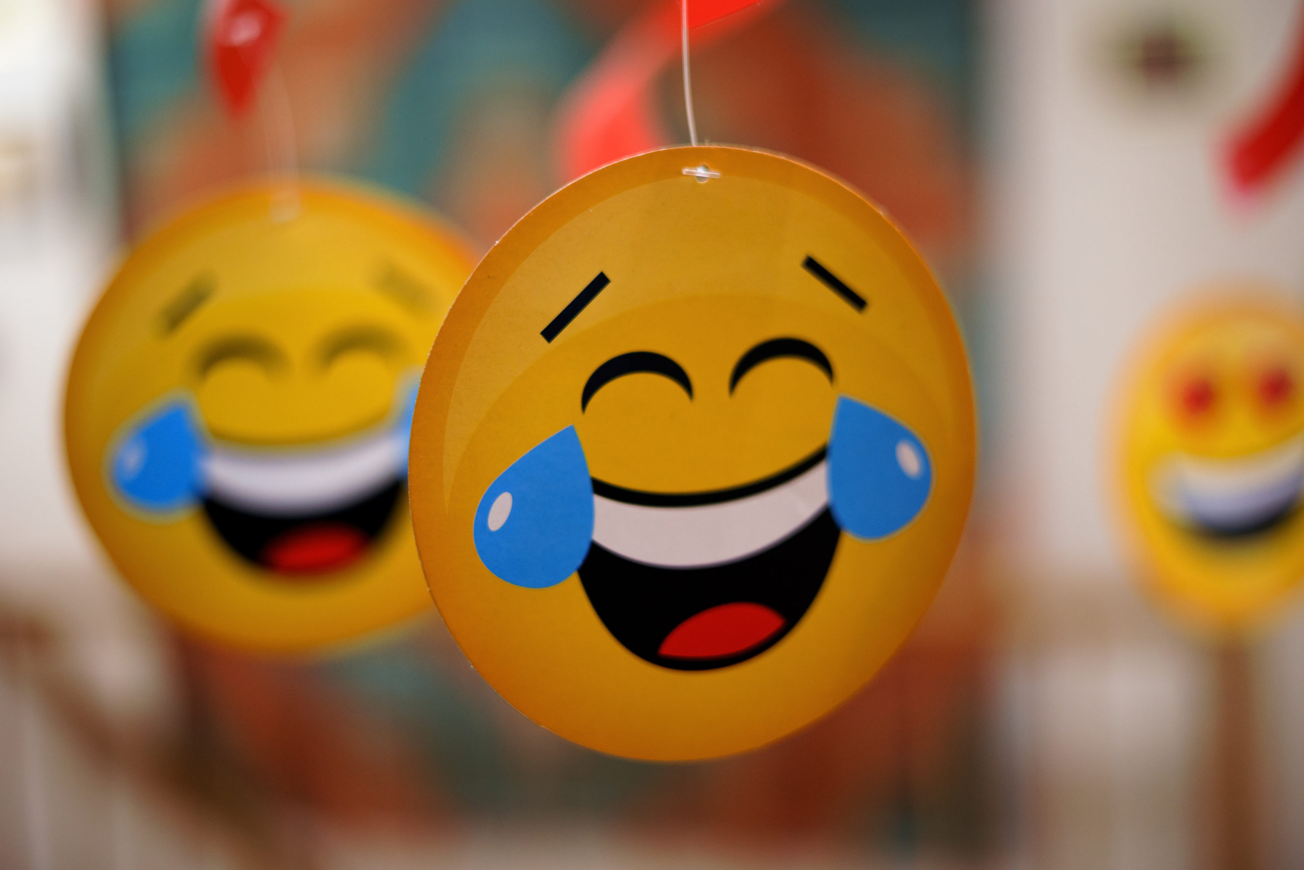 laughing emoji emoticon party decoration