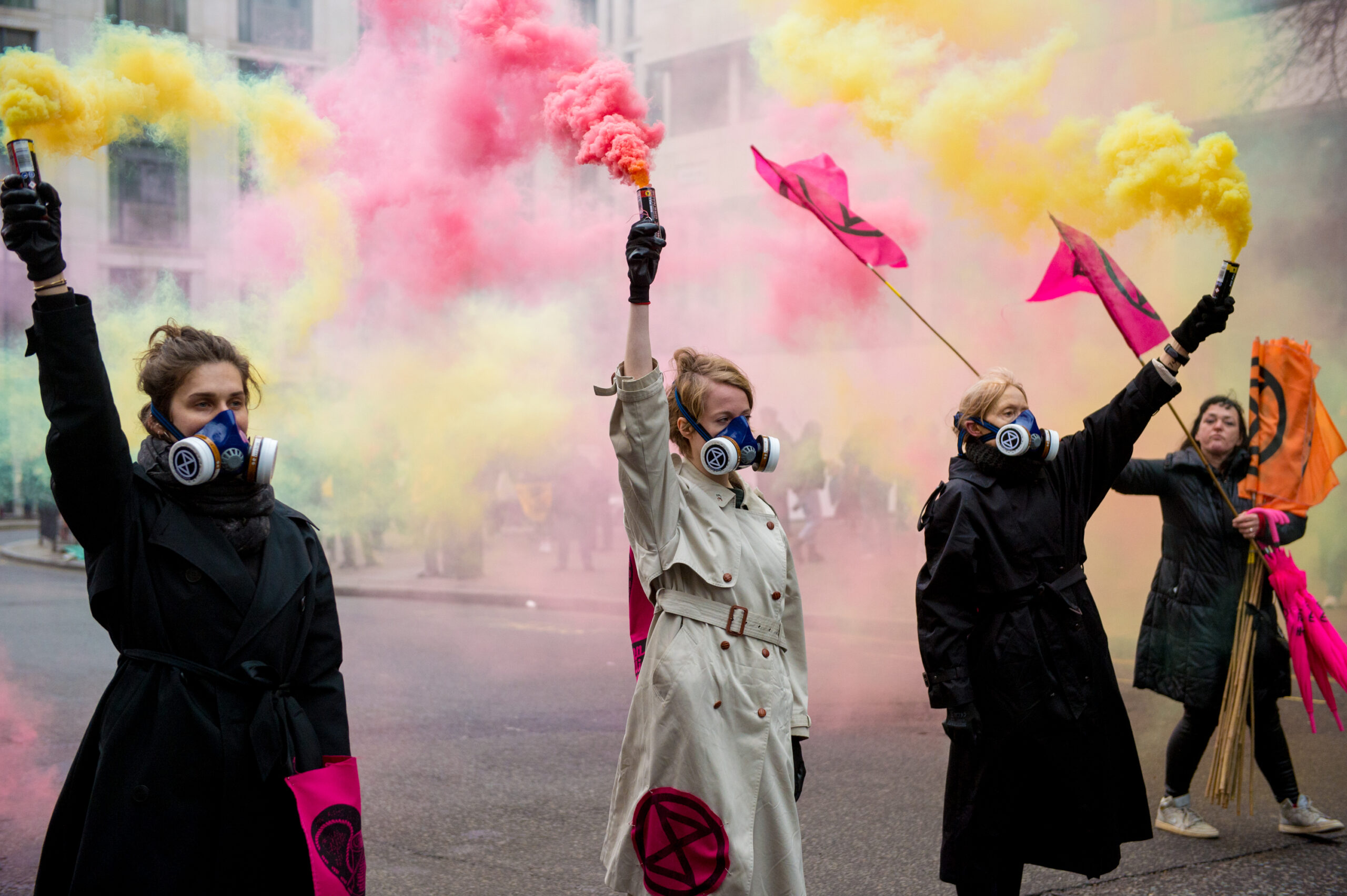 XR Protests At London Fashion Week