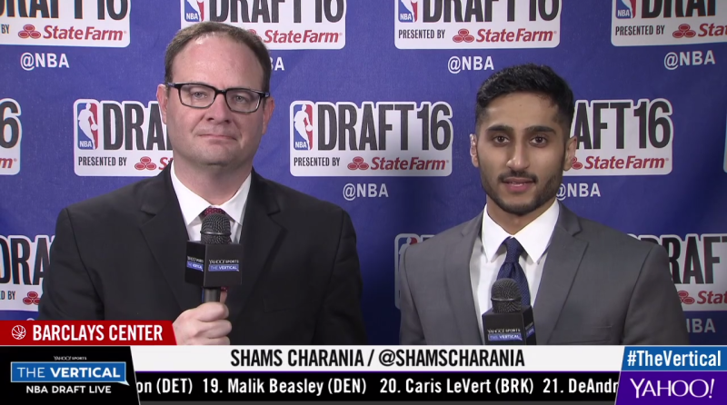 Shams and Woj Silence Free Agent Reporter