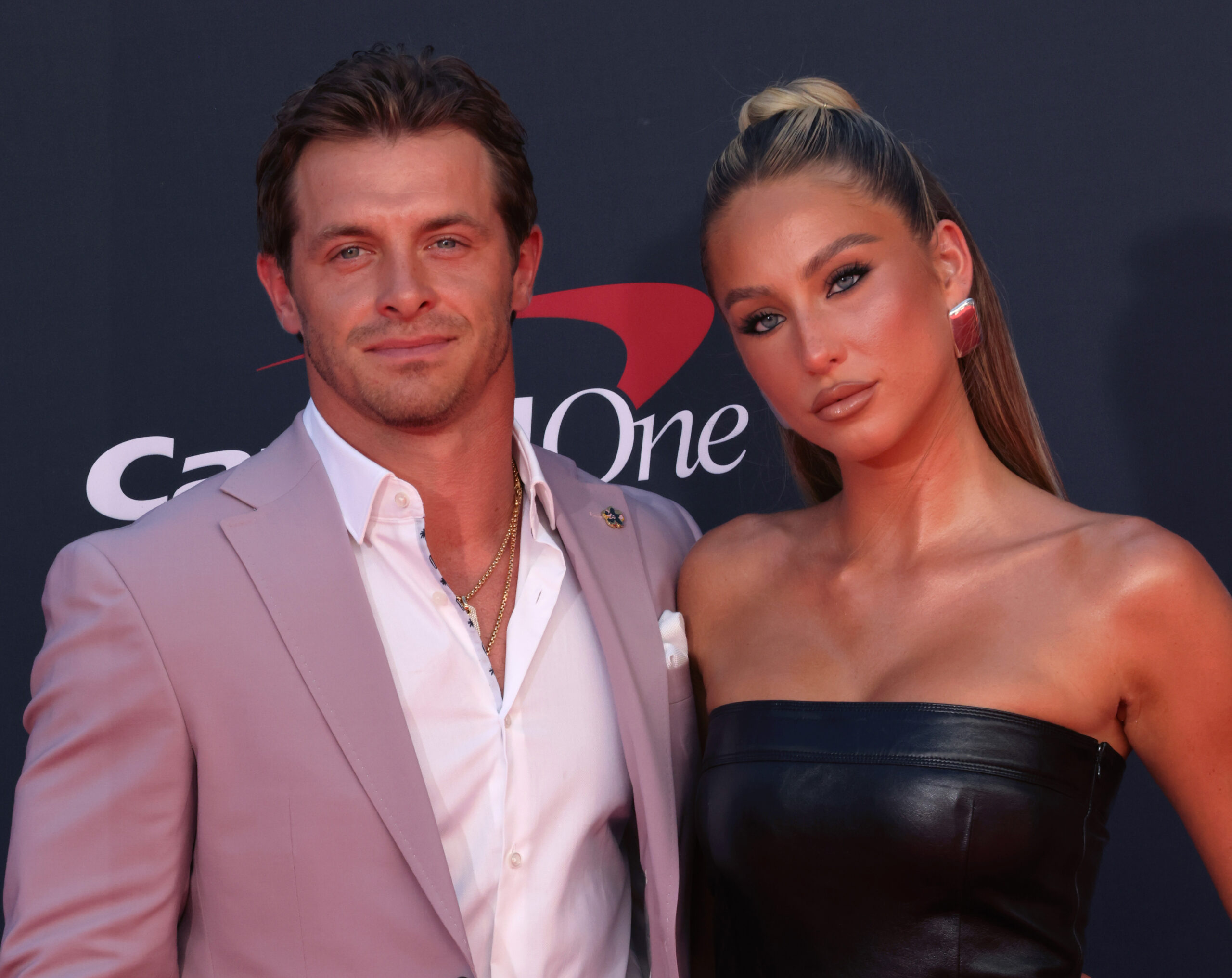 HOLLYWOOD, CALIFORNIA - JULY 12: Braxton Berrios and Alix Earle attend the 2023 ESPYs Awards at the Dolby Theatre on July 12, 2023 in Hollywood, California. (Photo by David Livingston/FilmMagic)