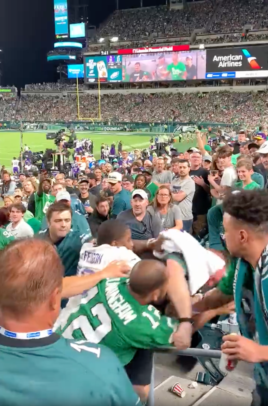 NFL Fans Can't Stop Fighting Eachother In The Stands - TFM