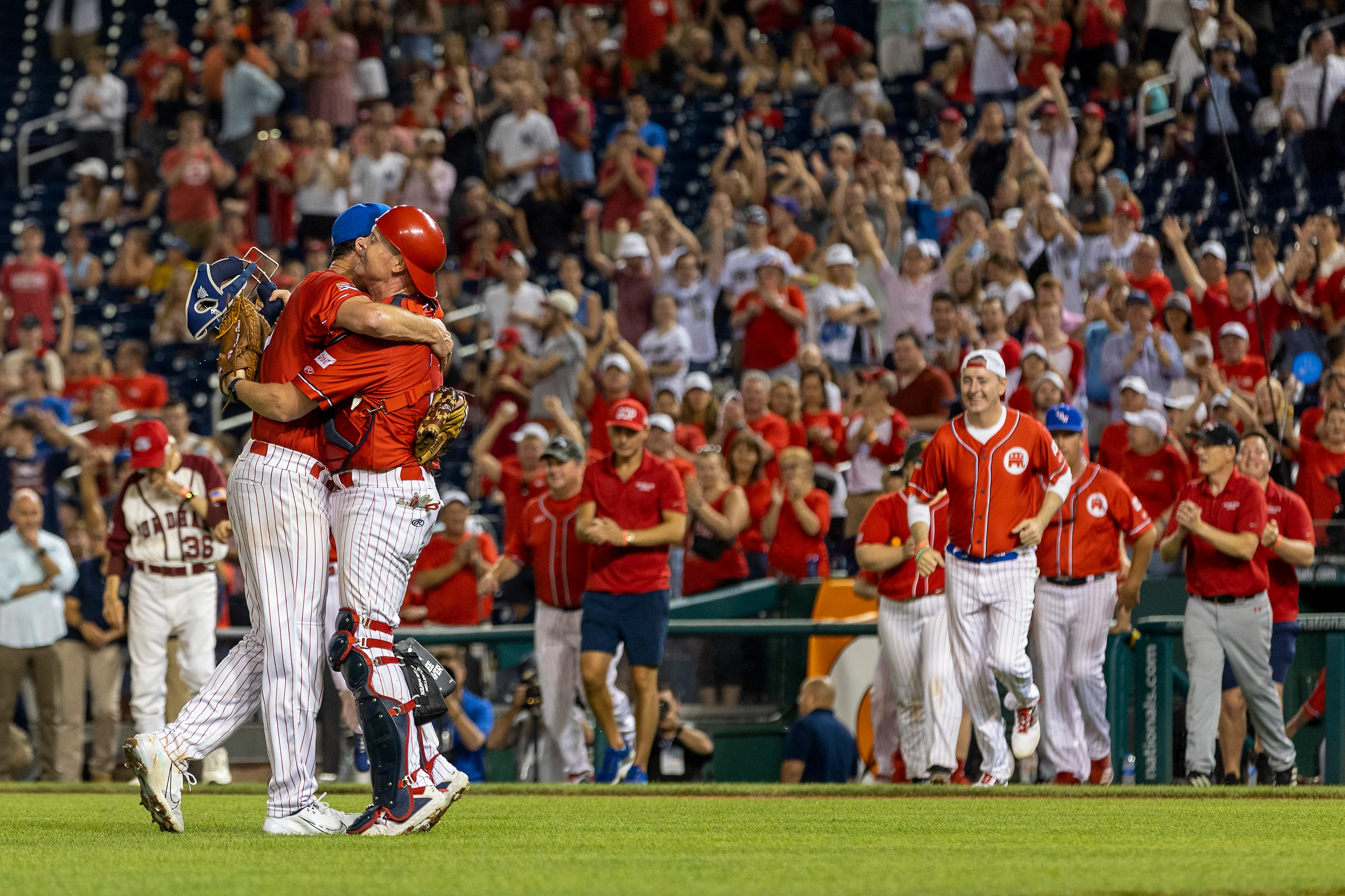 Republicans Battle Democrats In Annual Congressional Baseball Game