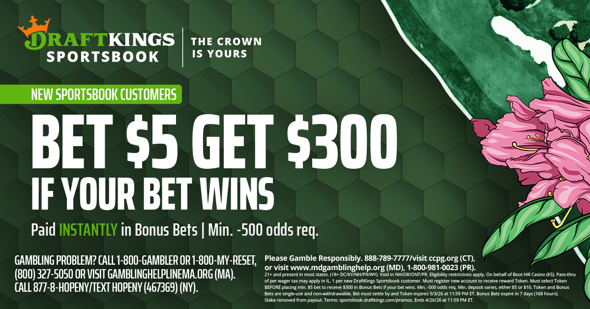 A Tradition Unlike Any Other: Bet $5 Get $300 in Bonus Bets If Your Bet Wins with DraftKings!