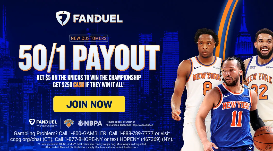 Empire State Exclusive: Back the Knicks at 50/1 to Win the Championship!
