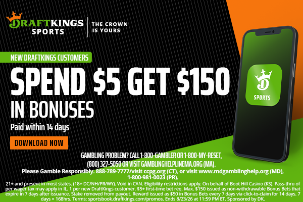 DraftKings Special: Spend $5, Get $150 in Bonus Bets!