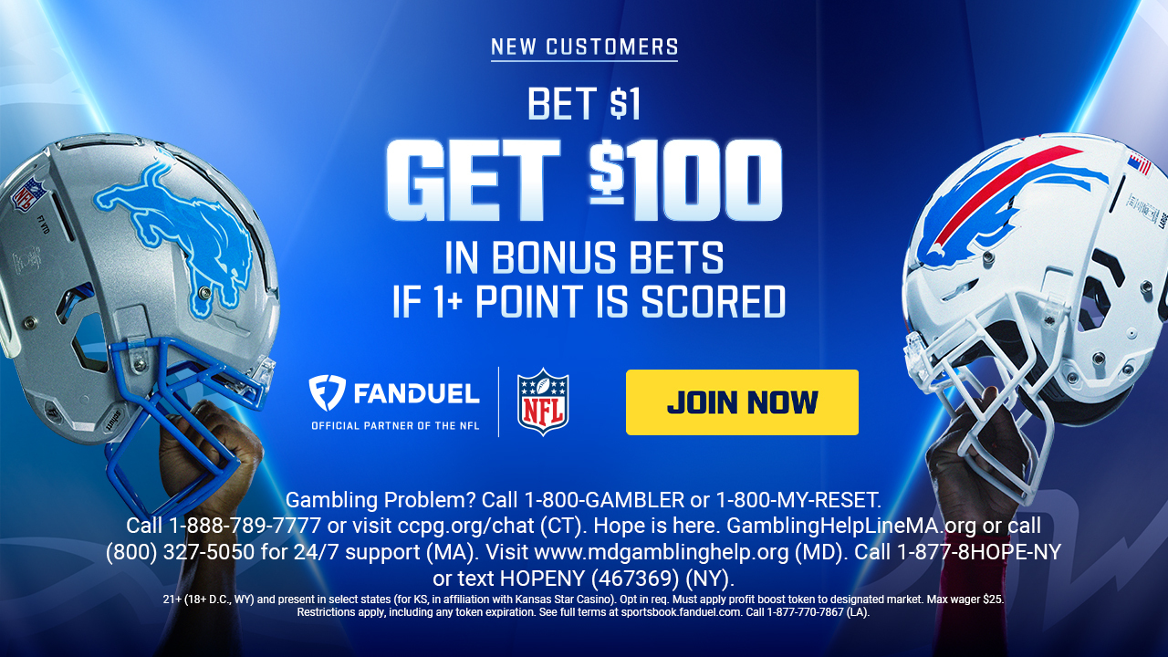 Lions vs. Bills: FanDuel’s No Brainer Offer