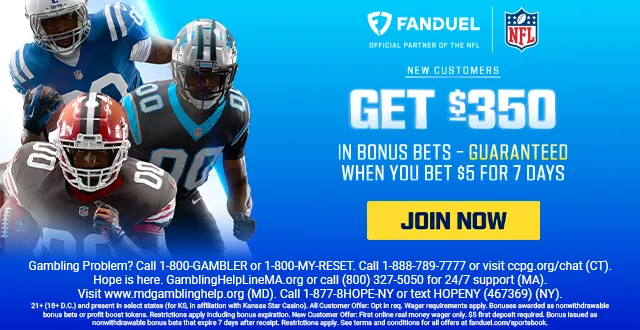 FanDuel New User Offer: Earn up to $350 in Bonus Bets